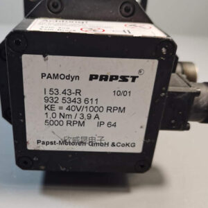 PAMODYN PRPST I53.43-R 9325343611 PAPST-MOTOREN GMBH&COKG MOTOR USED